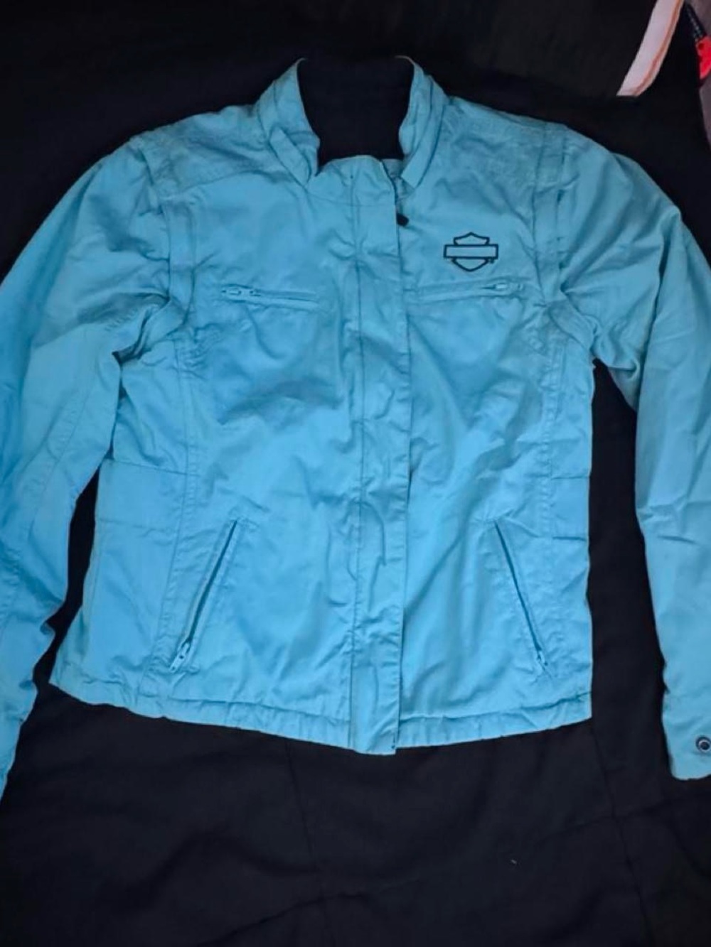 Harley-Davidson Women's Aqua Blue Utility Riding Jacket
